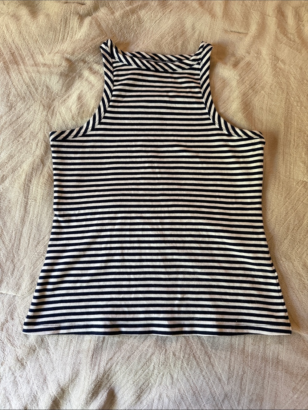 Maeve by Anthropology Women’s XL Striped Navy & White Tank Top